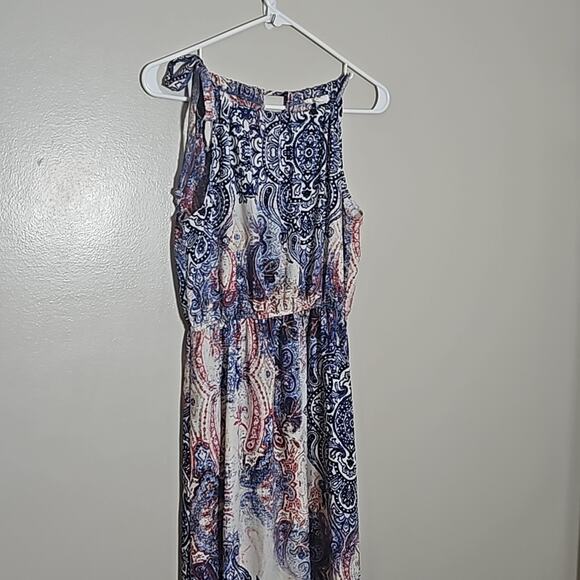 Freeway Halter Maxi Dress Sz Medium - Picture 4 of 11